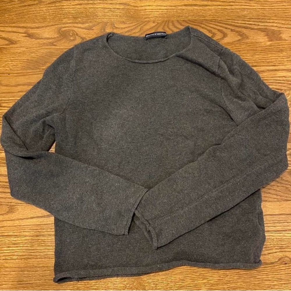 Brandy Melville Charcoal grey light sweater